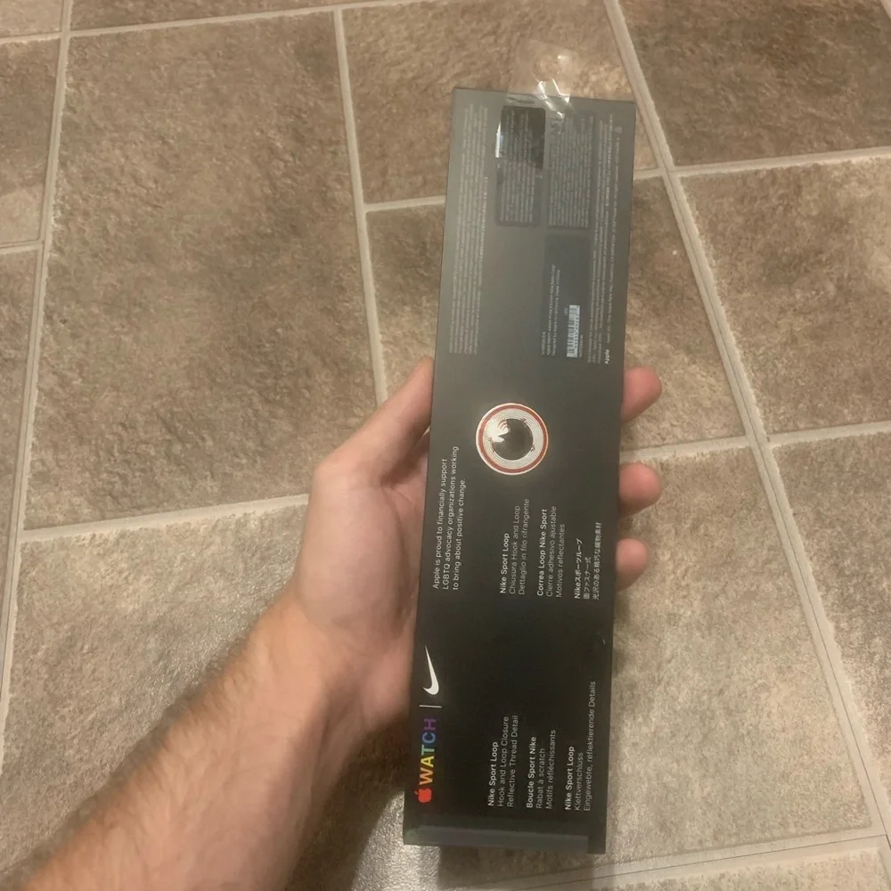 Genuine Apple Watch Nike Sport Loop Pride Edition 44mm MJWP3AM/A RARE!
